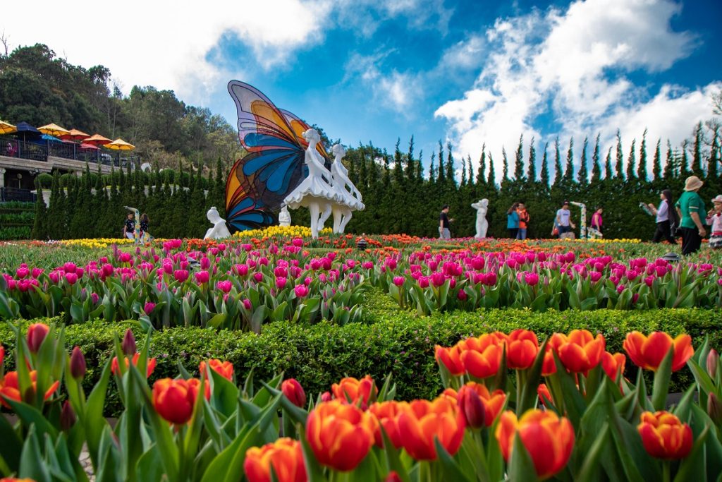 Vườn hoa Le Jardin D’Amour, Bà Nà Hills trong Du lịch Bà Nà Hills – Cù Lao Chàm 2 ngày 1 đêm khởi hành từ Đà Nẵng
